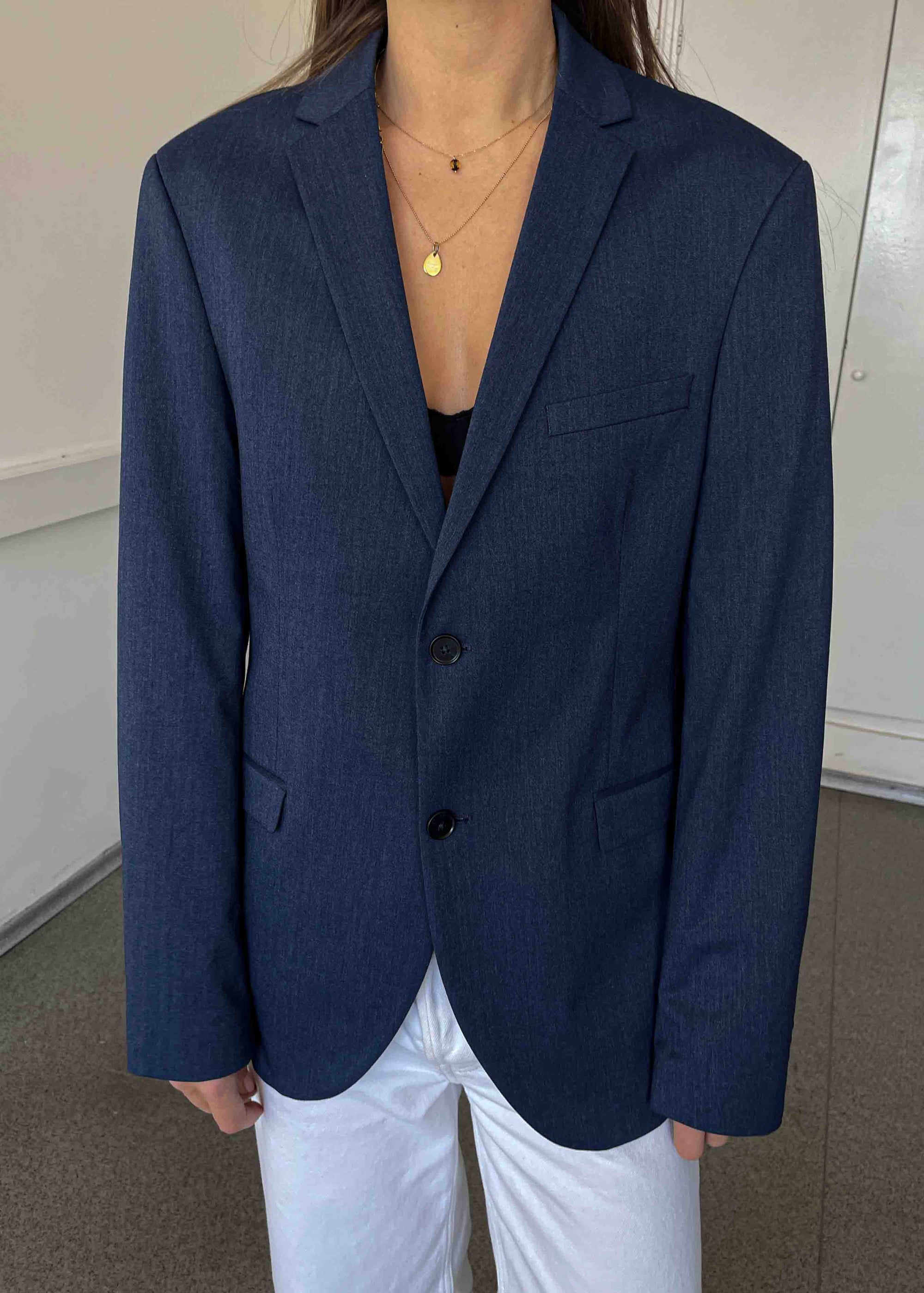 Vintage Blue Smaller Fit Blazer