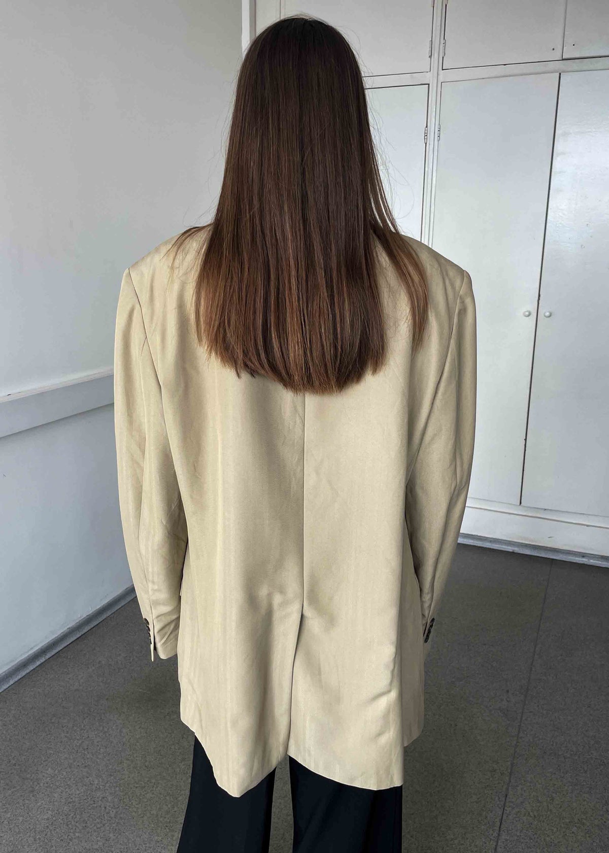 Vintage Beige Oversized Blazer by CHAPS by RALPH LAUREN