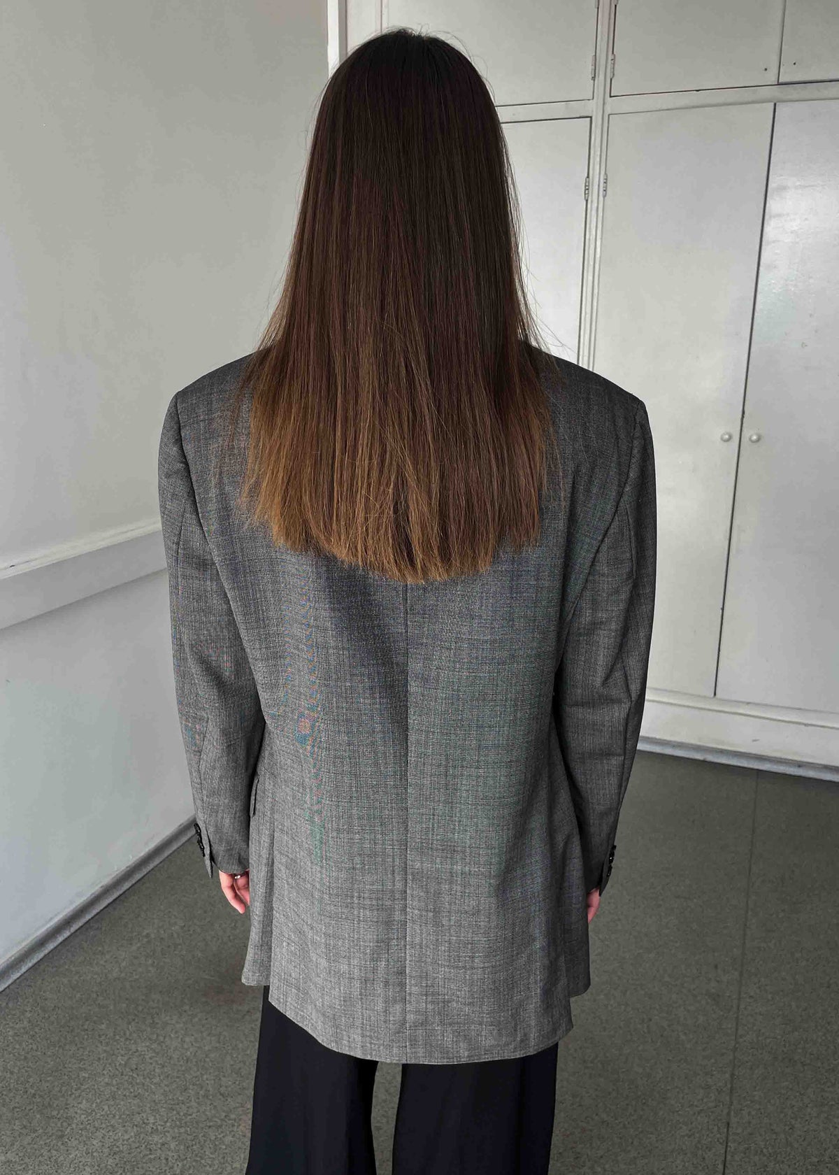Vintage Grey Oversized Blazer by POLO by RALPH LAUREN