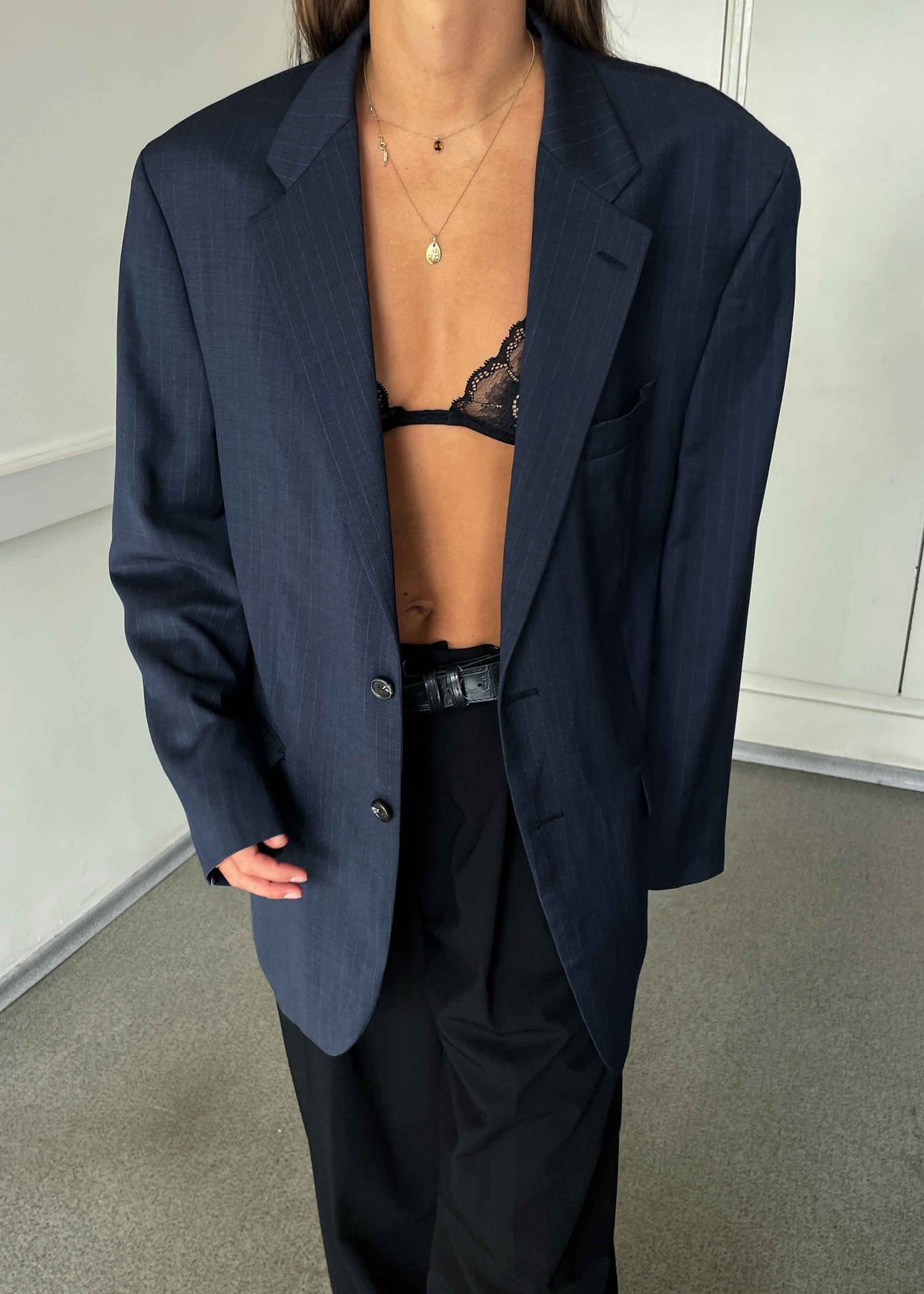Vintage Blue Oversized Blazer by CHAPS by RALPH LAUREN