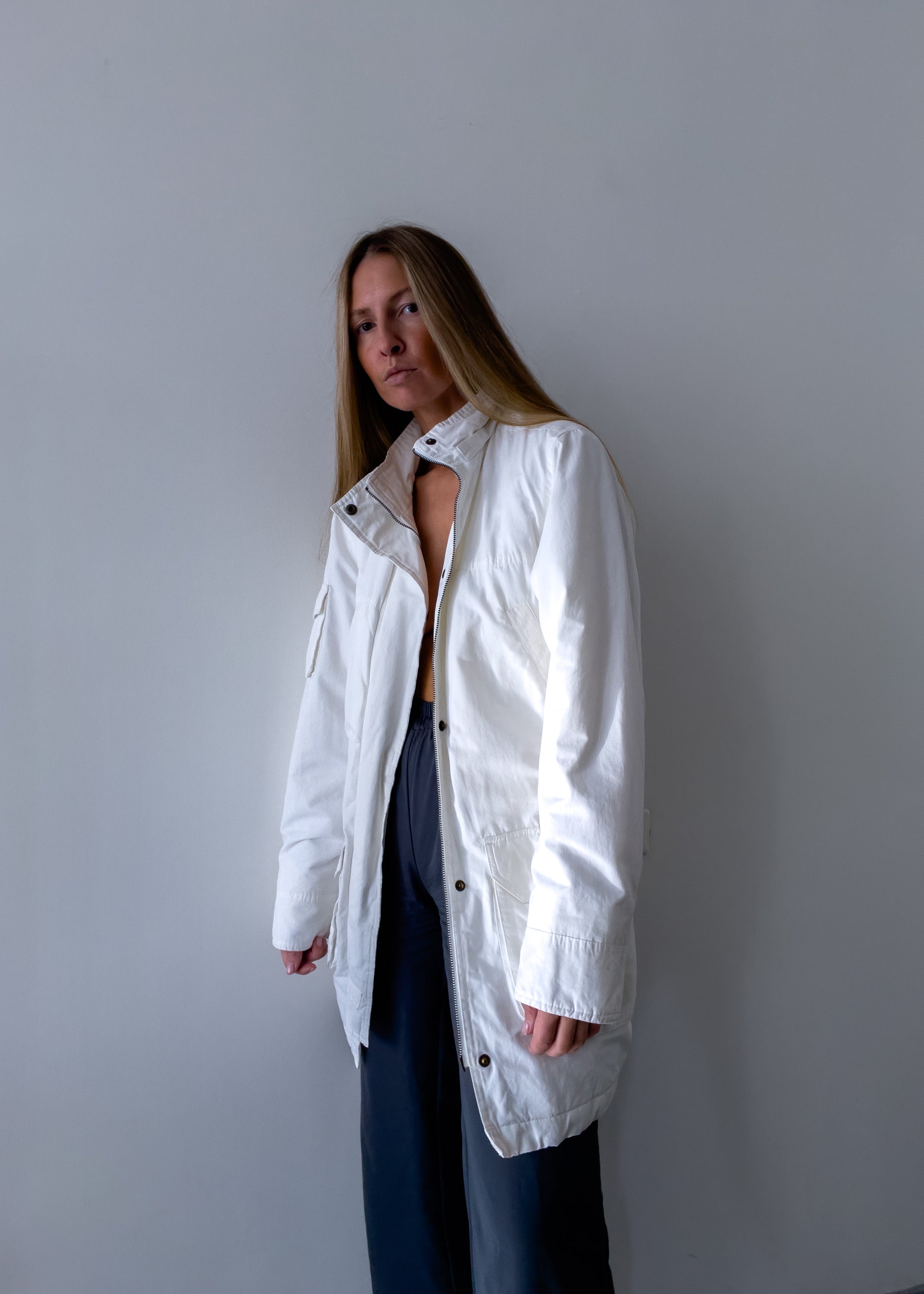 Vintage LEVI'S White Oversized Winter Coat