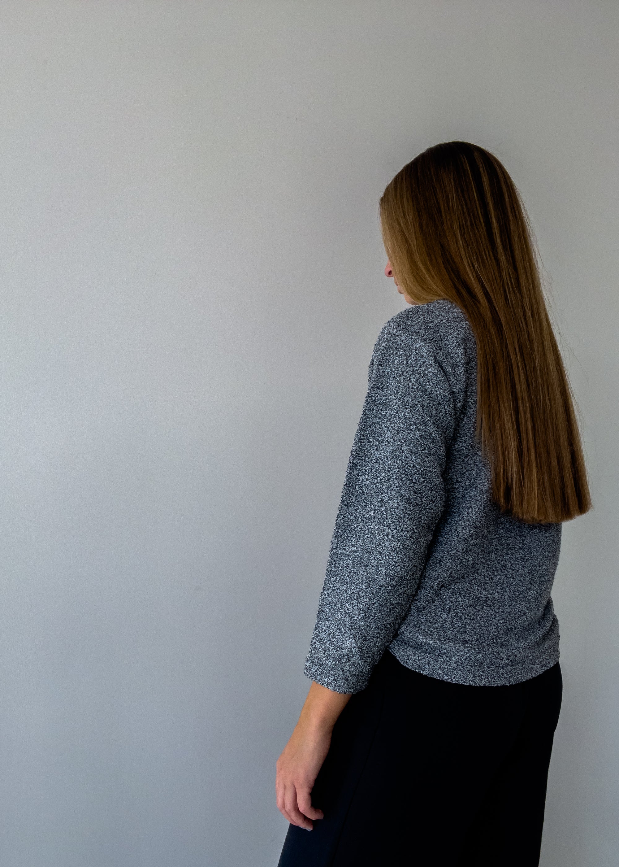 Vintage Grey Oversized Sweatshirt