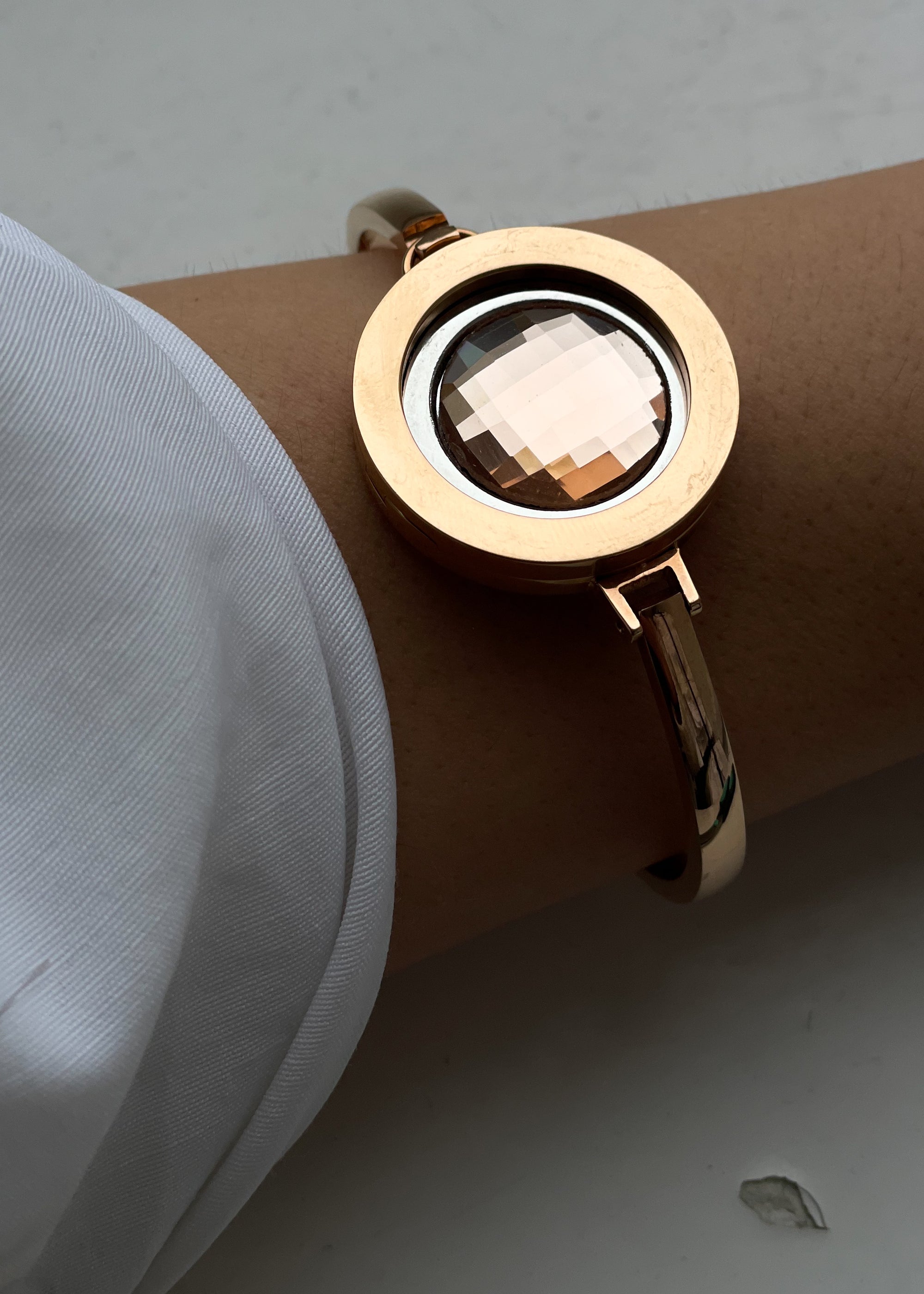 Gold Stainless Steel Elegant Bracelet
