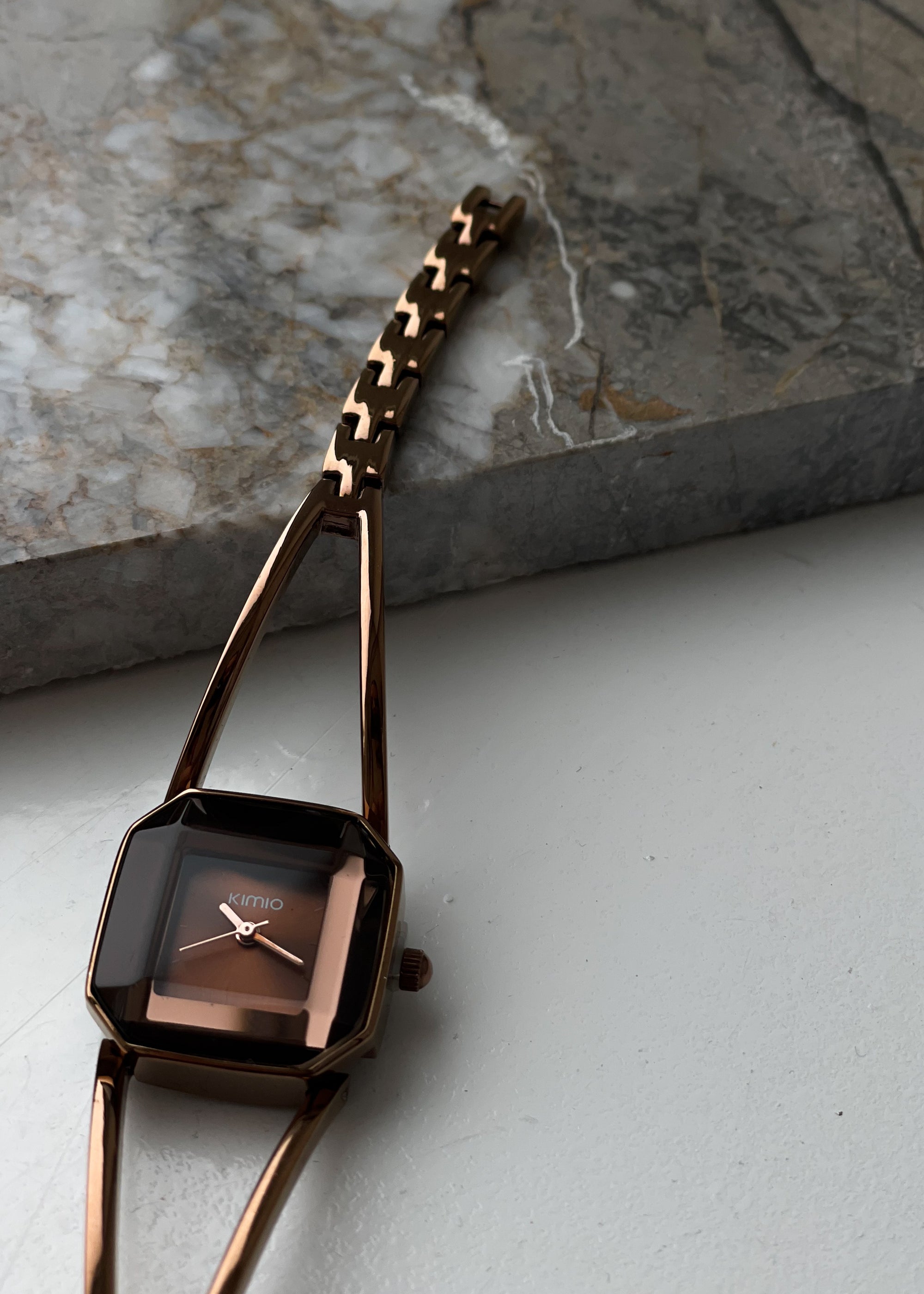 Gold Stainless Steel Elegant Watch